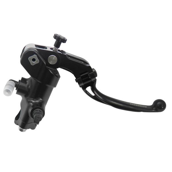 Accossato black radial brake master cylinder PRS 19x17-18-19 short black folding lever