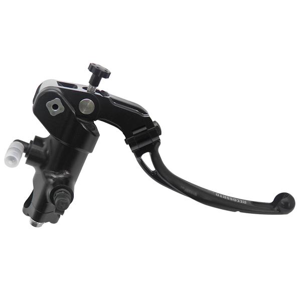 Accossato black radial brake master cylinder PRS 19x17-18-19 long black folding lever RST