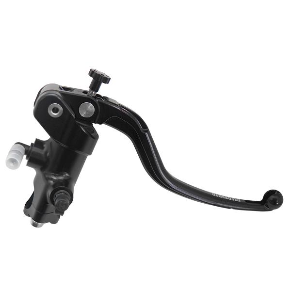 Accossato black radial brake master cylinder 19x20 long black fixed lever RST