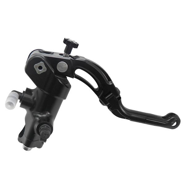 Accossato black radial brake master cylinder PRS 19x17-18-19 short black lever revolution