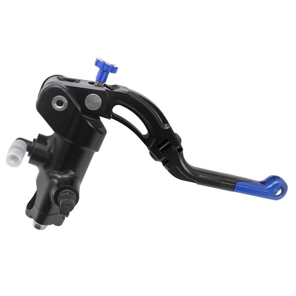 Accossato black radial brake master cylinder 19x19 medium blue lever revolution