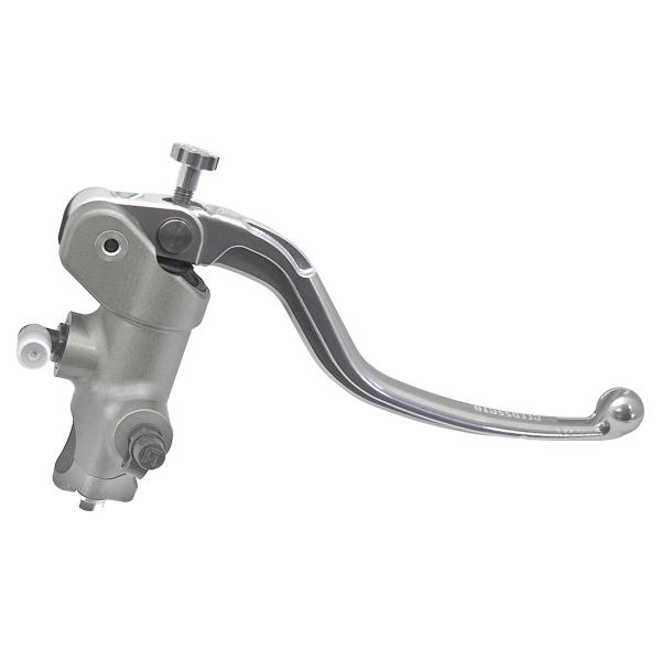 Pompa freno radiale Accossato 14x18 leva lunga argento fissa RST