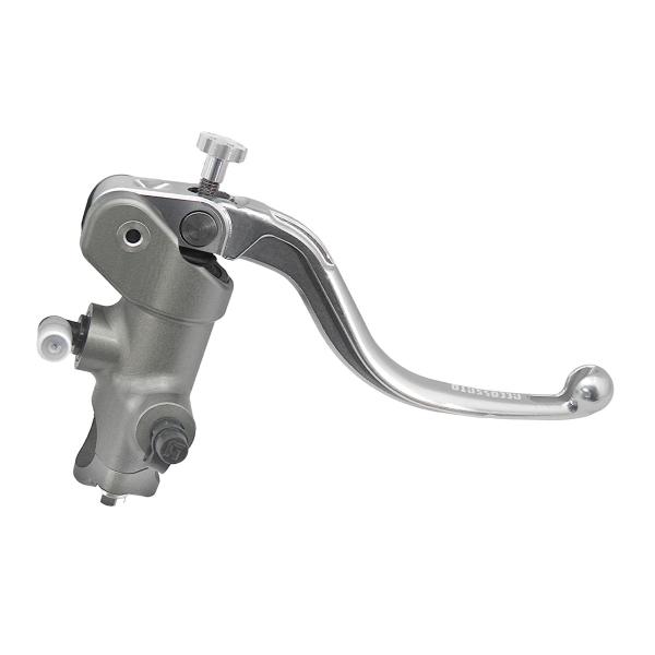 Pompa freno radiale Accossato 14x20 leva corta argento fissa RST