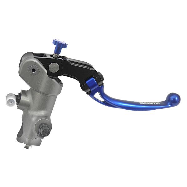 Pompa freno radiale Accossato PRS 14x17-18-19 leva corta blu snodata