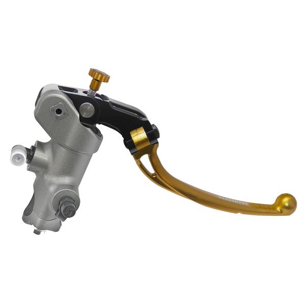 Pompa freno radiale Accossato PRS 14x17-18-19 leva lunga oro snodata