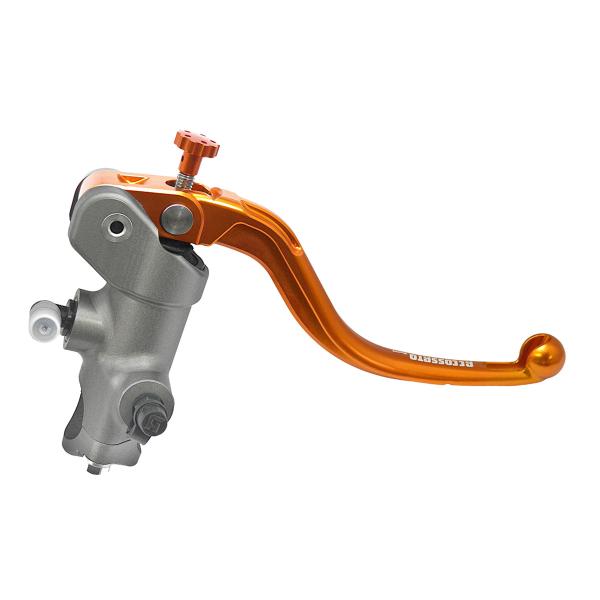 Pompa freno radiale Accossato 15x19 leva corta arancione fissa RST