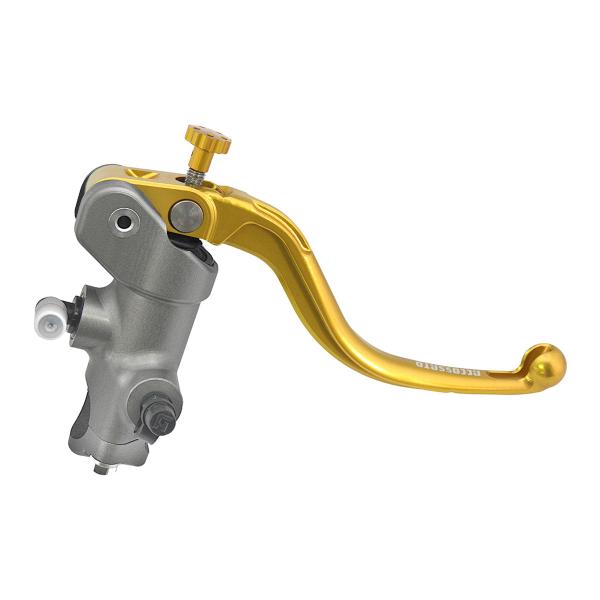 Pompa freno radiale Accossato 15x19 leva corta oro fissa RST