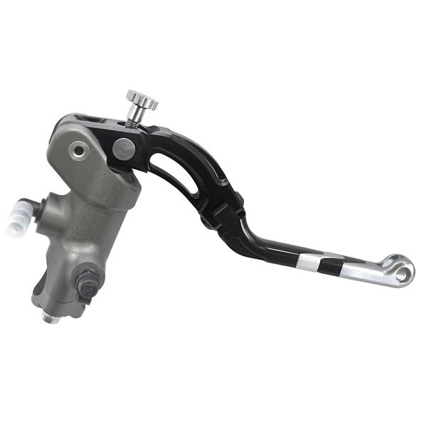 Accossato radial brake master cylinder CNC 19x18 long silver lever revolution