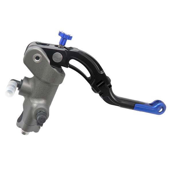 Pompa freno radiale Accossato CNC 19x19 leva corta blu revolution