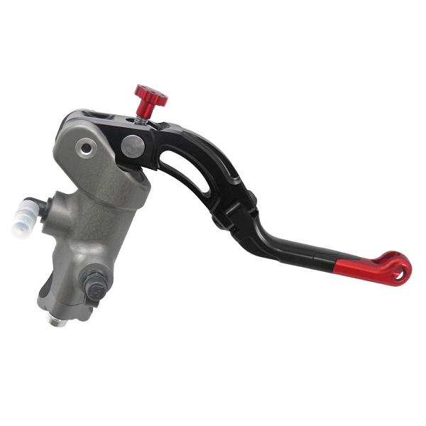 Pompa freno radiale Accossato CNC 19x19 leva media rossa revolution