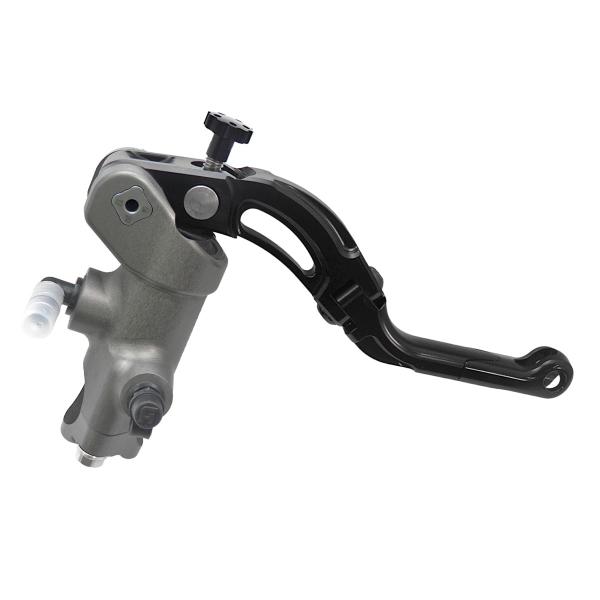 Pompa freno radiale Accossato CNC PRS 19x17-18-19 leva corta nera revolution