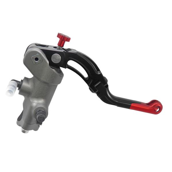 Pompa freno radiale Accossato CNC PRS 19x17-18-19 leva corta rossa revolution