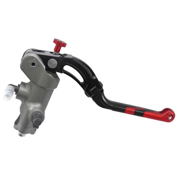 Pompa freno radiale Accossato CNC PRS 19x17-18-19 leva lunga rossa revolution