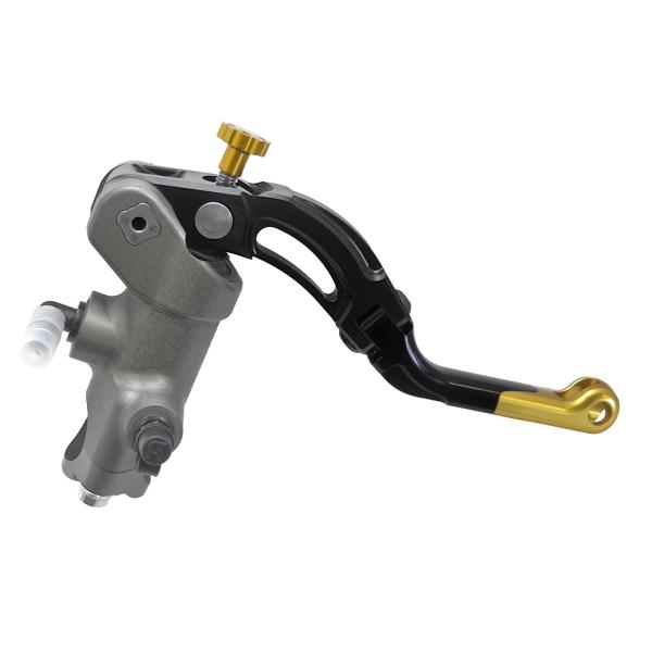 Pompa freno radiale Accossato CNC PRS 19x17-18-19 leva corta oro revolution