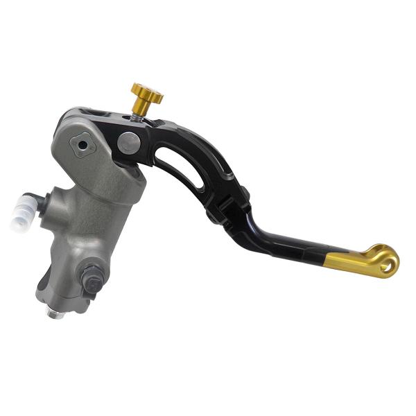 Pompa freno radiale Accossato CNC PRS 19x17-18-19 leva media oro revolution