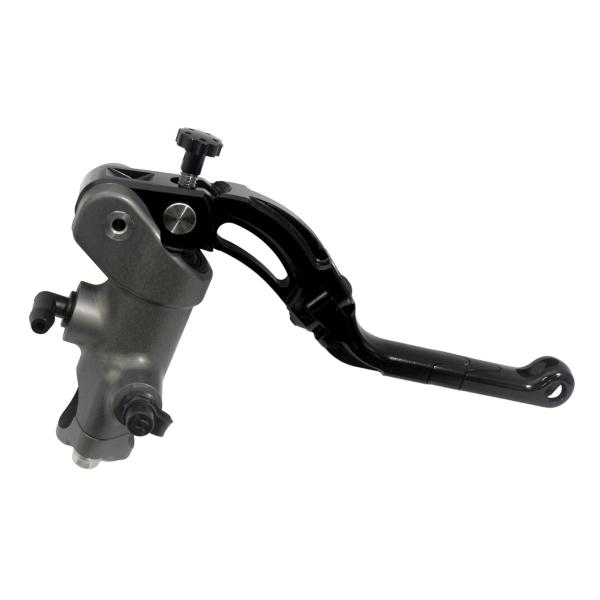 Pompa freno radiale Accossato CNC 16x18 leva media nero revolution