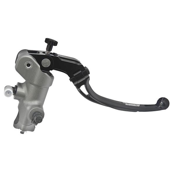 Accossato radial brake master cylinder 19x18 long black folding lever RST