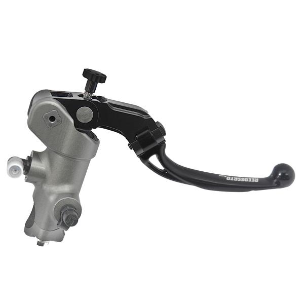 Pompa freno radiale Accossato PRS 17x17-18-19 leva corta nera snodata