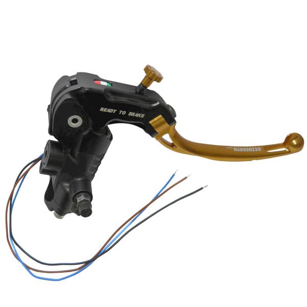 Pompa freno radiale Accossato Ready To Brake 19x19 leva lunga oro snodata RST