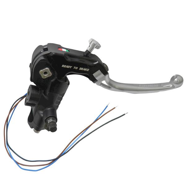 Pompa freno radiale Accossato Ready To Brake PRS 19x17-18-19 leva corta argento snodata RST