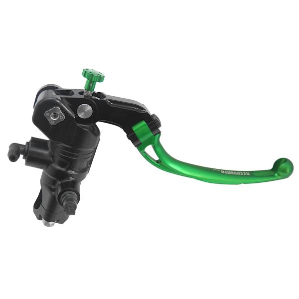 Pompa freno radiale Accossato PRS GA-19PRS leva lunga verde RST