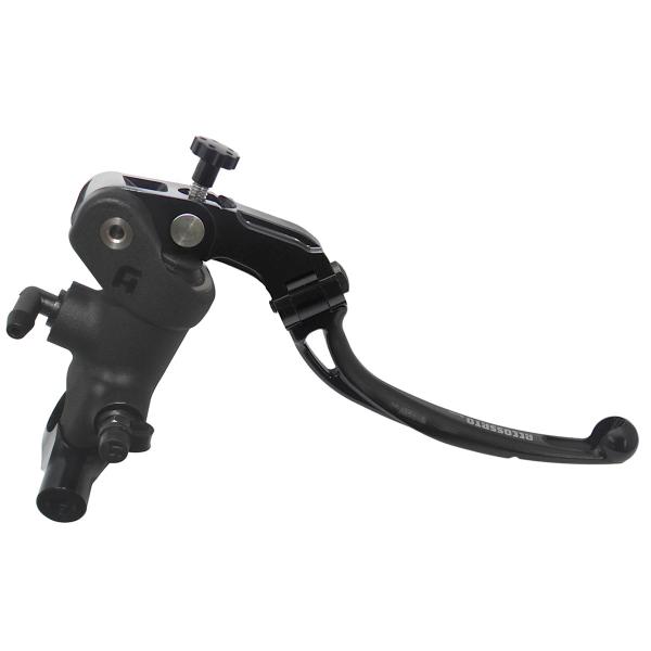 Accossato black radial brake master cylinder 1 Inch 19x18 long black folding lever RST