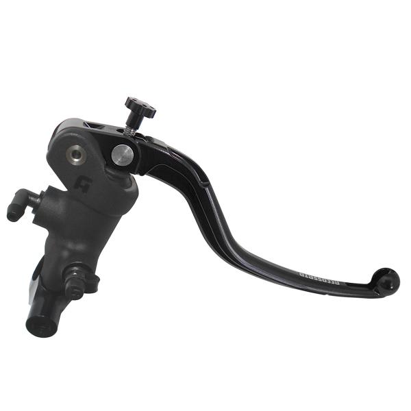 Accossato black radial brake master cylinder 1 Inch 19x18 long black fixed lever RST
