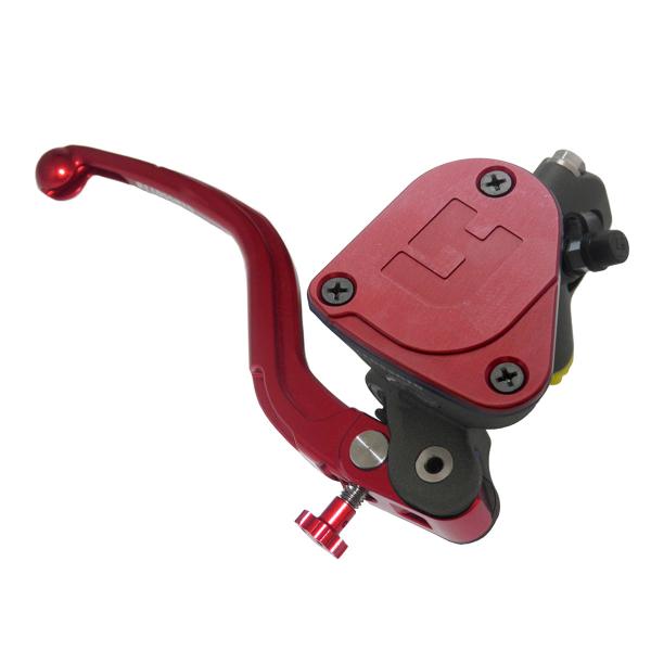 Accossato radial brake master cylinder 19x18 integrated tank short red fixed lever RST