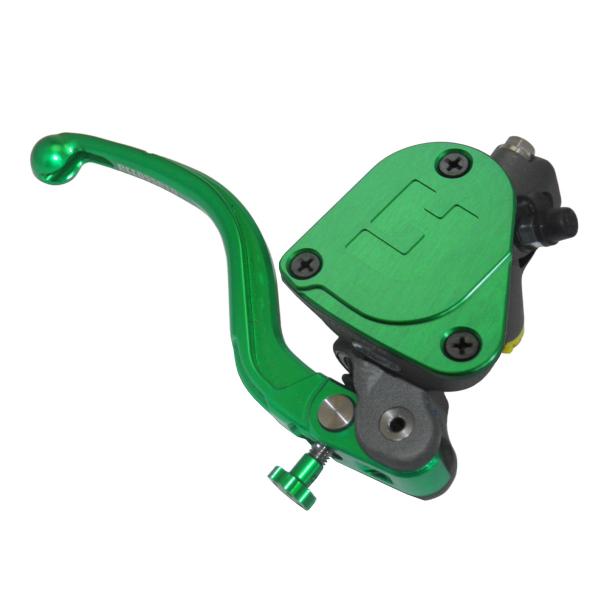 Accossato radial brake master cylinder 16x18 integrated tank short green fixed lever RST