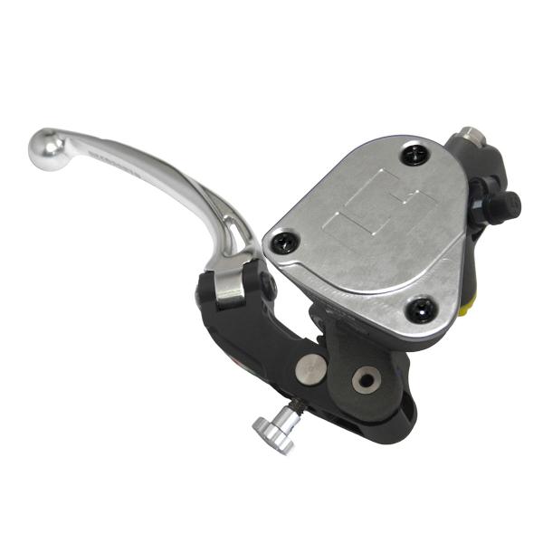 Accossato radial brake master cylinder 16x16 integrated tank short silver folding lever