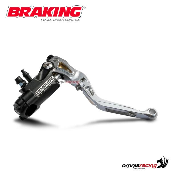 Braking pompa freno anteriore radiale diametro 19mm CAM Control con leva silver snodata