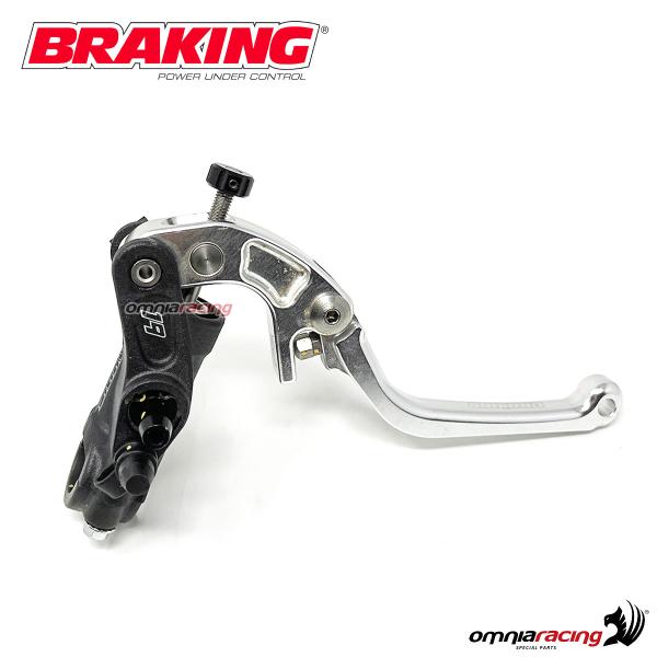 Braking pompa freno anteriore radiale diametro 19mm con leva silver snodata