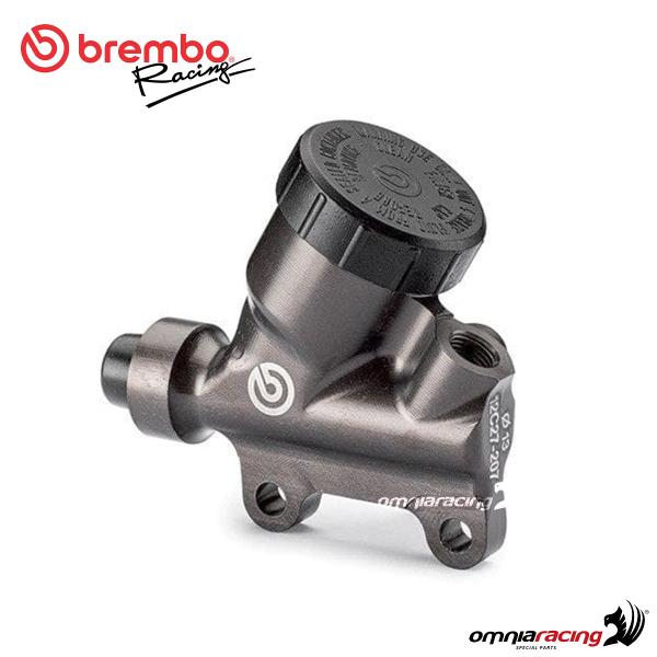 Brembo Racing XA52130 - Pompa Freno Posteriore PS 13 CNC con serbatoietto Tondo Incorporato