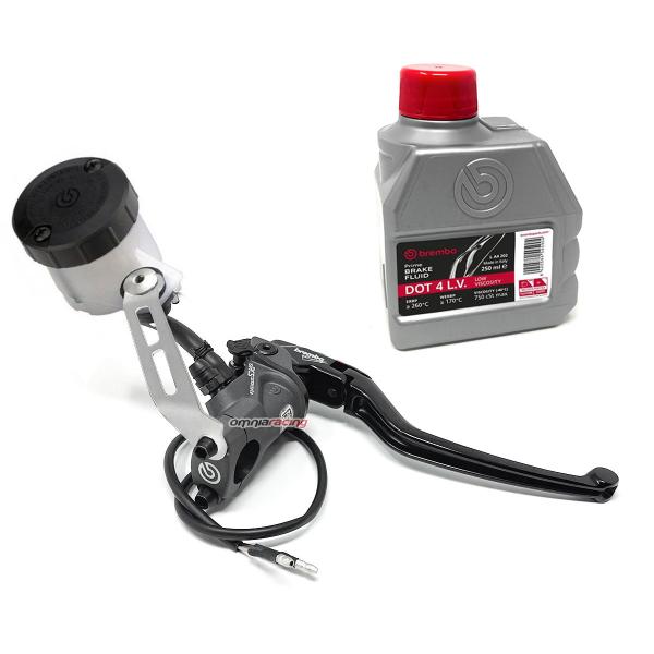 Brembo Racing radial master cylinder brake pump 19RCS Corsacorta with bracket kit + oil tank +oil