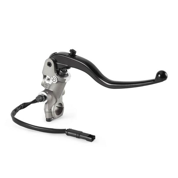 Brembo 18x21 Semi-Radial Brake Master Cylinder black lever