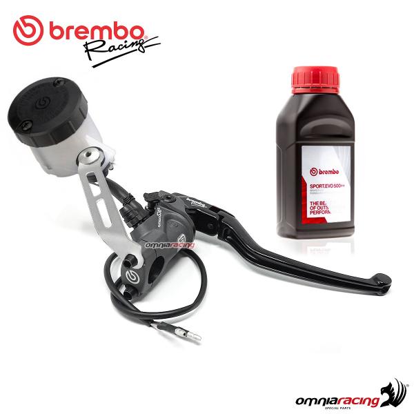 Brembo Racing pompa freno anteriore radiale 19RCS Corsacorta con kit staffa + serbatoietto olio+olio