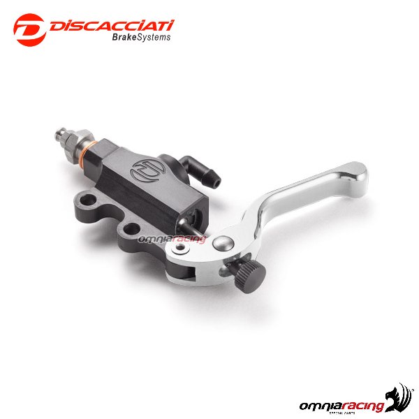 Pompa freno radiale 13mm a indice Discacciati leva argento