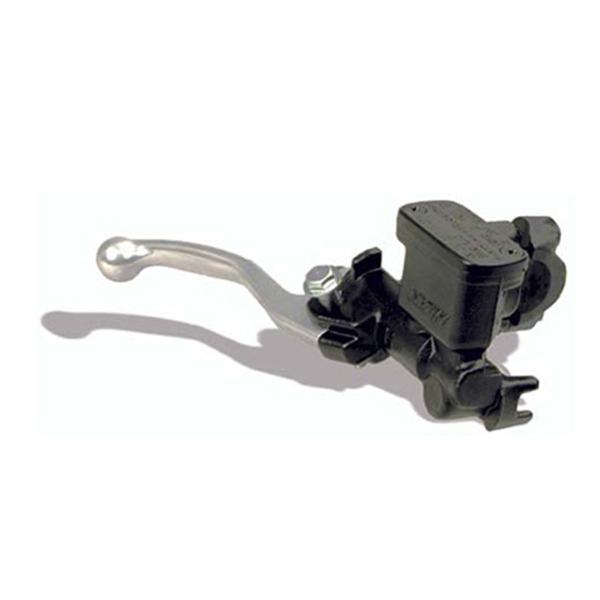 Nissin 11mm Cross MXR silver axial brake master cylinder with reservoir kit