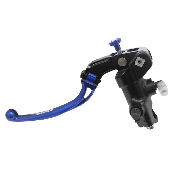 Accossato black radial clutch master cylinder PRS 16x15-16-17 long blue folding lever RST