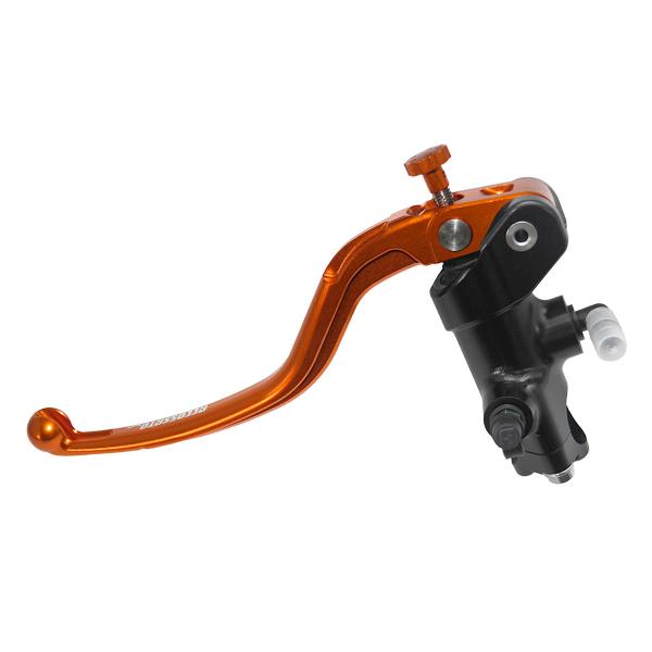 Accossato black radial clutch master cylinder 16x16 long orange fixed lever RST