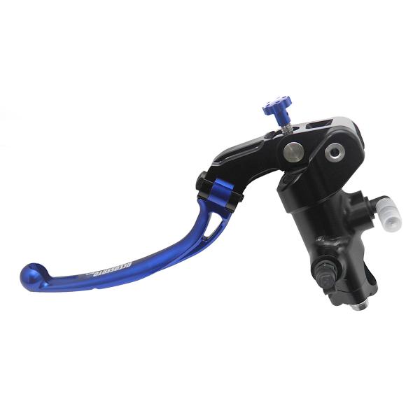 Accossato black radial clutch master cylinder 16x18 long blue folding lever RST