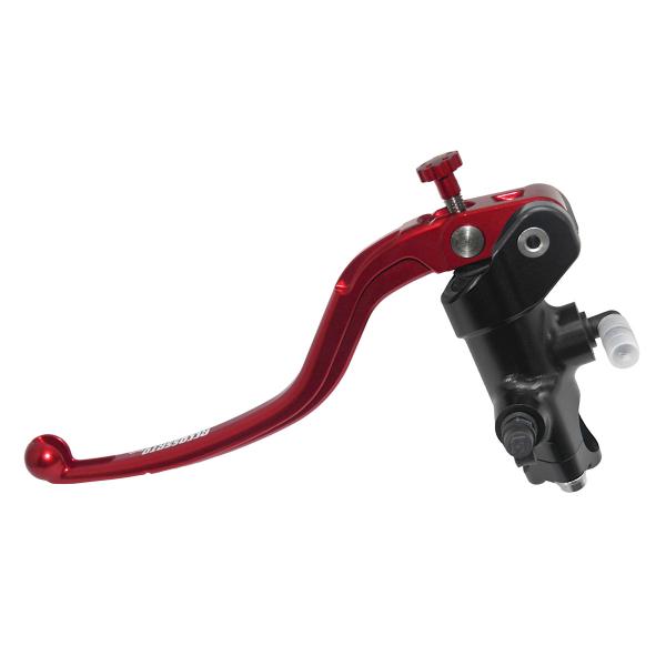 Accossato black radial clutch master cylinder 16x18 long red fixed lever RST