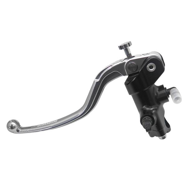 Accossato black radial clutch master cylinder 16x18 long silver fixed lever RST