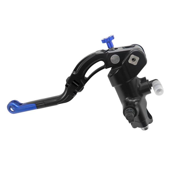Accossato black radial clutch master cylinder PRS 16x15-16-17 medium blue lever revolution
