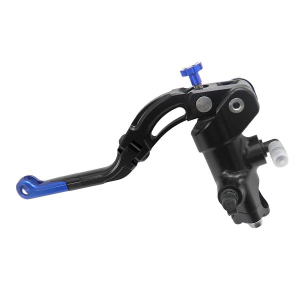 Accossato black radial clutch master cylinder 16x18 medium blue lever revolution