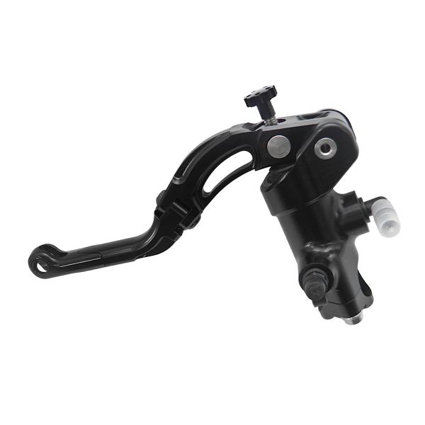 Accossato black radial clutch master cylinder 16x16 short black lever revolution