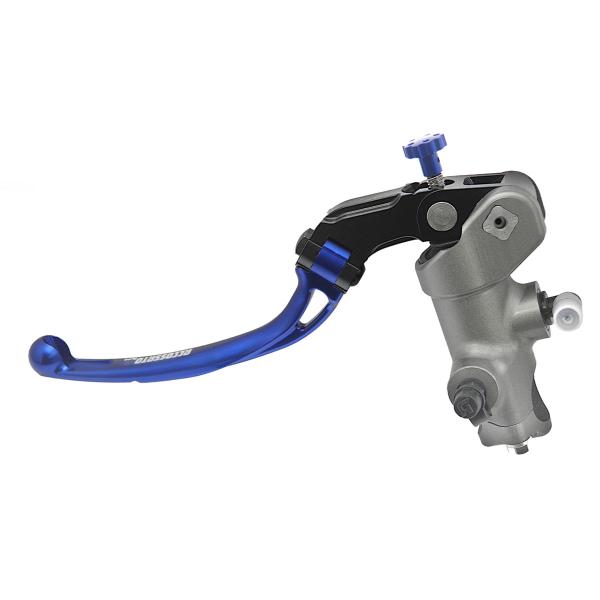 Accossato black radial clutch master cylinder PRS 17x15-16-17 long blue folding lever RST