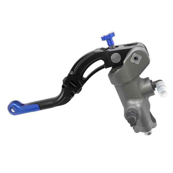 Pompa frizione radiale Accossato CNC PRS 16x15-16-17 leva corta blu revolution