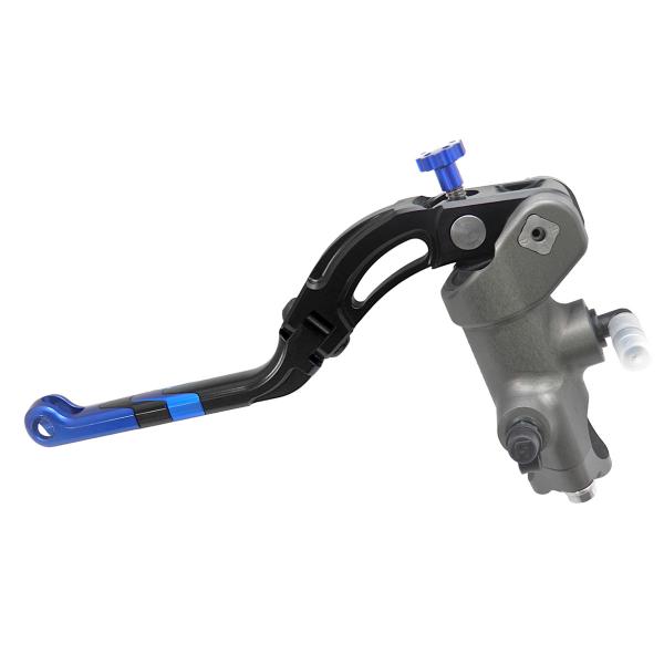 Pompa frizione radiale Accossato CNC PRS 16x15-16-17 leva lunga blu revolution