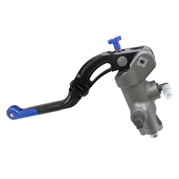 Pompa frizione radiale Accossato CNC PRS 16x15-16-17 leva media blu revolution